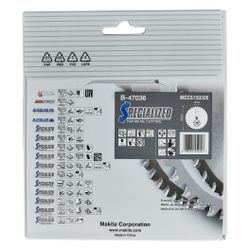 Makita Kreissägeblatt Specialized Metal B-47036, 150x1,5x20mm, 32 Zähne, Stahl... MAKITA-B-47036 0088381454247 (Abb. 1)