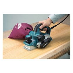 Makita Falzhobel KP0810J, 850W, 82mm, 4mm Hobeltiefe, 25mm Falztiefe... MAKITA-KP0810J  (Abb. 1)