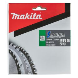 Makita Kreissägeblatt Specialized Metal B-47036, 150x1,5x20mm, 32 Zähne, Stahl... MAKITA-B-47036 0088381454247 (Abb. 1)