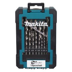Makita Bohrer-Set D-78352, 1-10mm, HSS-GS, 19-teilig... MAKITA-D-78352  (Abb. 1)