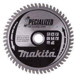 Makita Kreissägeblatt Specialized B-56770, 165x2,0x20mm, Holz/Aluminium... MAKITA-B-56770  (Abb. 1)