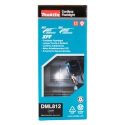 Makita Akku-LED-Arbeitsleuchte DML812, 18 V, 1.250 lm, 640 m Leuchtweite... MAKITA-DEBDML812  (Abb. 1)