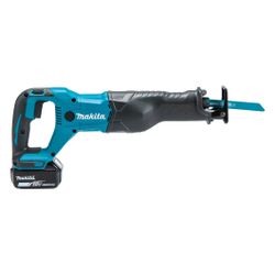 Makita Akku-Säbelsäge DJR186ZK, 18V 0-2.800 min-1 32mm Hubhöhe, 255mm Schnitttiefe Holz, 130mm Schn... MAKITA-DJR186ZK  (Abb. 1)