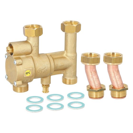 MCZ Rücklauftemperaturanhebung-Set, 45 Grad C, DN 25 1