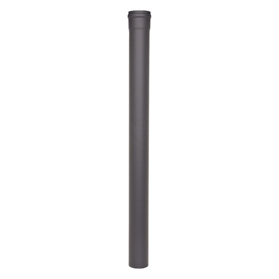 MCZ Pellet-Abgasrohr, 1.000mm DN 80, Stahl lackiert, Schwarz