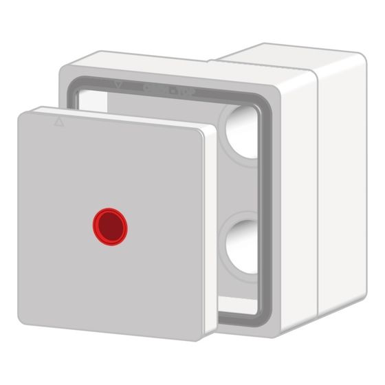 Meltem Montageset M-WRG-M/MB, Unterputz Massivbauweise