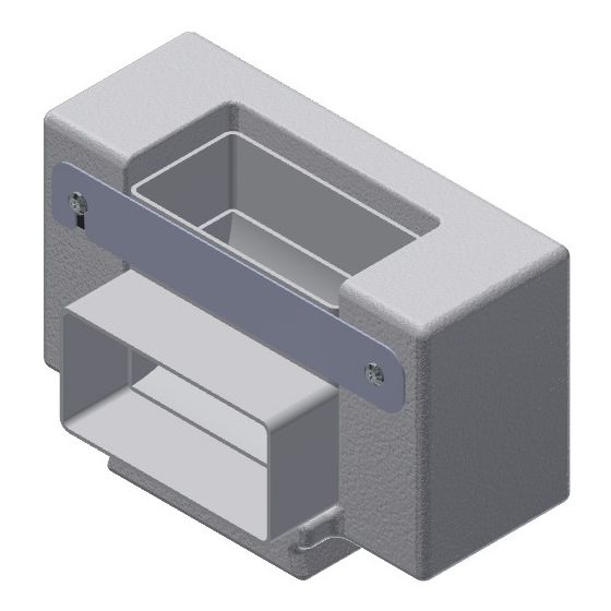 Meltem EPS Adapter Kanalanschluss M-WRG-II AD-UP, für Montageset Unterputz