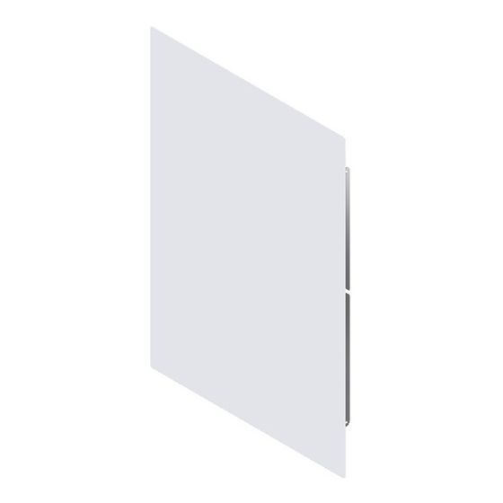 Meltem Abdeckung U2, M-WRG U2 AD/WS-2, Alu-Dibond, Weiß (RAL 9016)