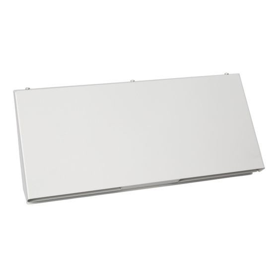 Meltem Fassadenabschluss Edelstahlschote M-WRG-II ES-P, pulverbeschichtet, Weiß (RAL 9016)