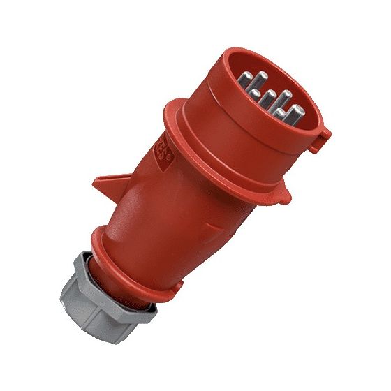 Mennekes 16A7P 6H400V Stecker AM-TOP 742 IP44 HW/VN
