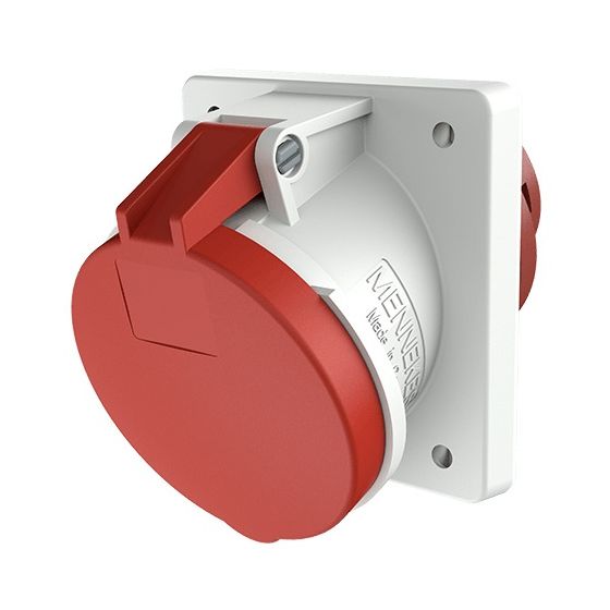 Mennekes 63A5P 6H400V Anbaudose TA 1155A IP44 85x77mm