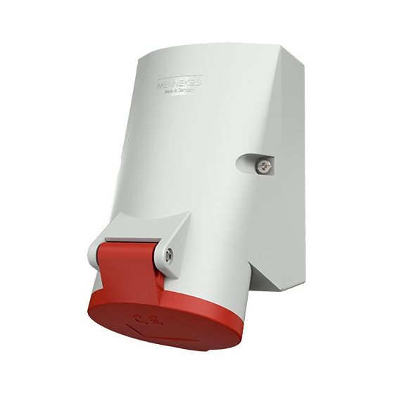 Mennekes 16A5P 6H400V Wanddose 20235A IP44 HW/VN hochwärmebeständig