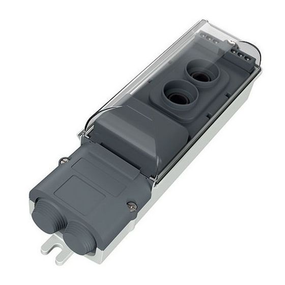 Mennekes 10907ZC Erdkabel-Übergangskasten 2x D01 E14