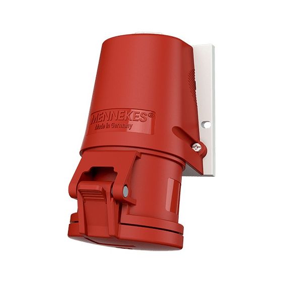 Mennekes 32A5P 6H400V Wandsteckdose 32 TwinCONTACT IP44