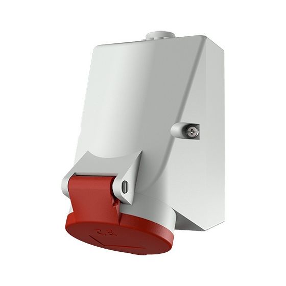 Mennekes 16A5P 6H400V Wanddose 419 TwinCONTACT IP44