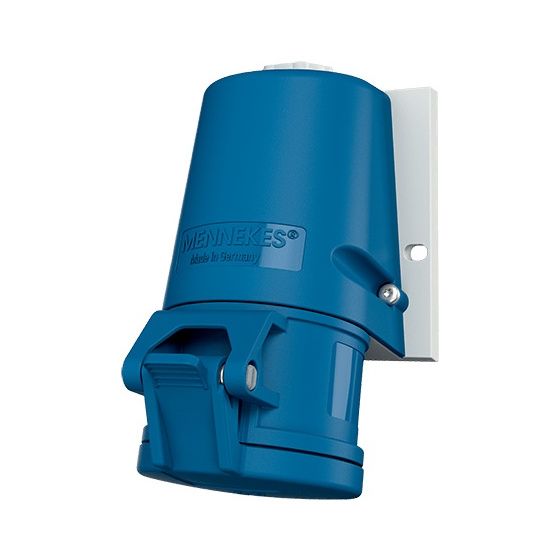 Mennekes 16A3P 6H230V Wanddose 1341 TwinCONTACT IP44