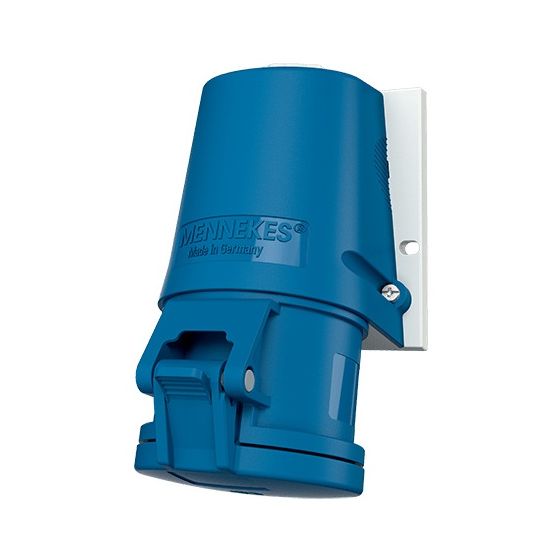Mennekes 32A3P 6H230V Wanddose 1346 TwinCONTACT IP44