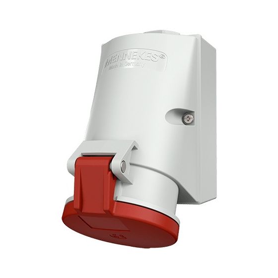 Mennekes 32A5P 6H400V Wanddose 422 TwinCONTACT IP44