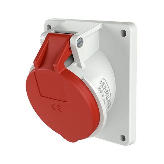 Mennekes 32A5P 6H400V Anbaudose 1746 TwinCONTACT IP44 20 Grad geneigt