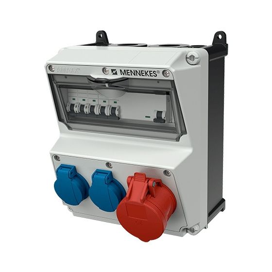 Mennekes Steckdosen-Kombination 920009 AMAXX 1xCEE 2xSchuko 1FI 1LS 2LS