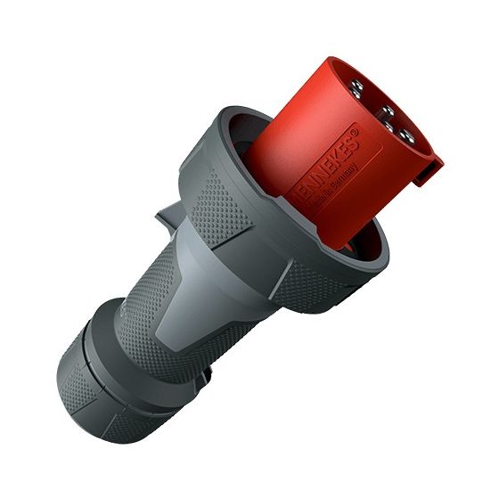Mennekes PowerTOP Xtra 63A 5P 6H 13212 400V IP67 CEE Stecker vernickelte Kon