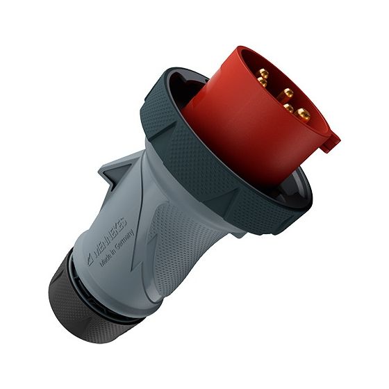 Mennekes Stecker PowerTOP Xtra m. 13629 ErgoCONTACT 32 A 5 p 400V IP67 / IP69