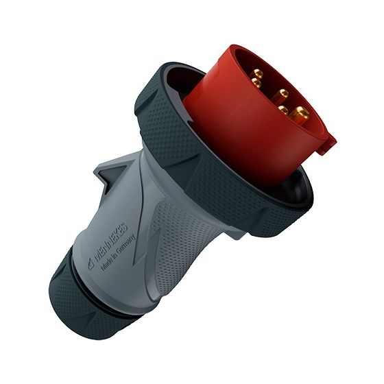 Mennekes Stecker PowerTOP Xtra m. 13624 ErgoCONTACT 16 A 5 p 400V IP67 / IP69