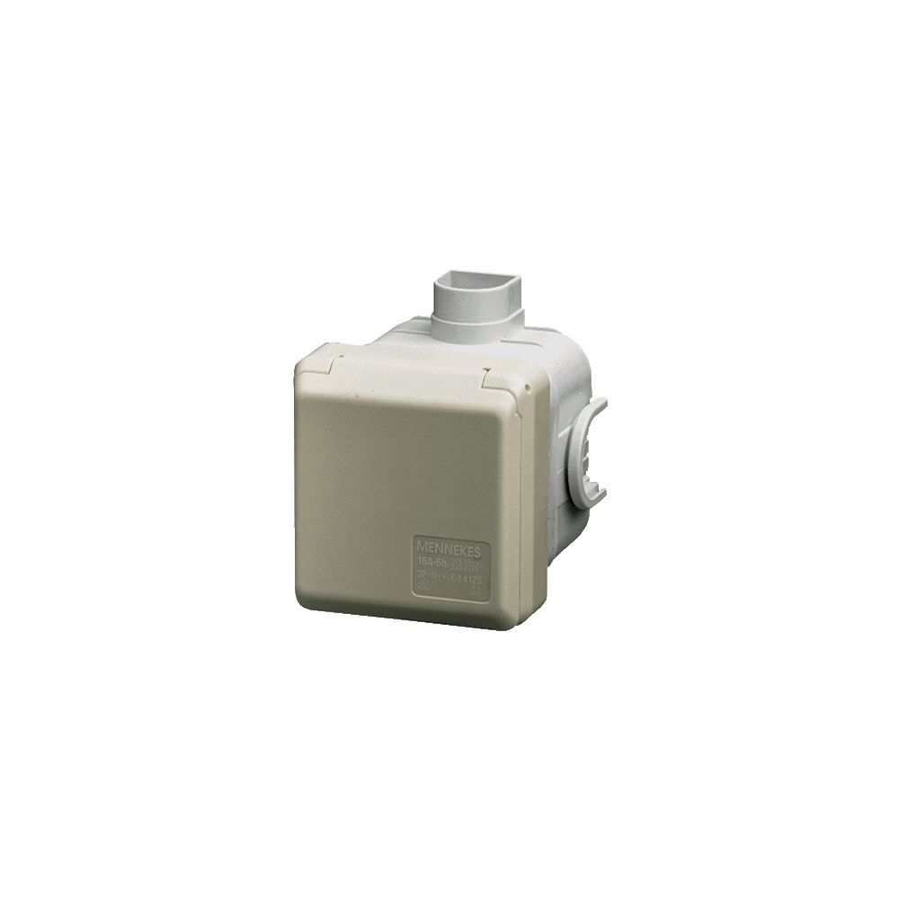 Mennekes 32A5P 6H400V UP-Dose Cepex 4130 IP44 mit Dose perlweiss... MENNEKES-4130 4015394021759 (Abb. 1)