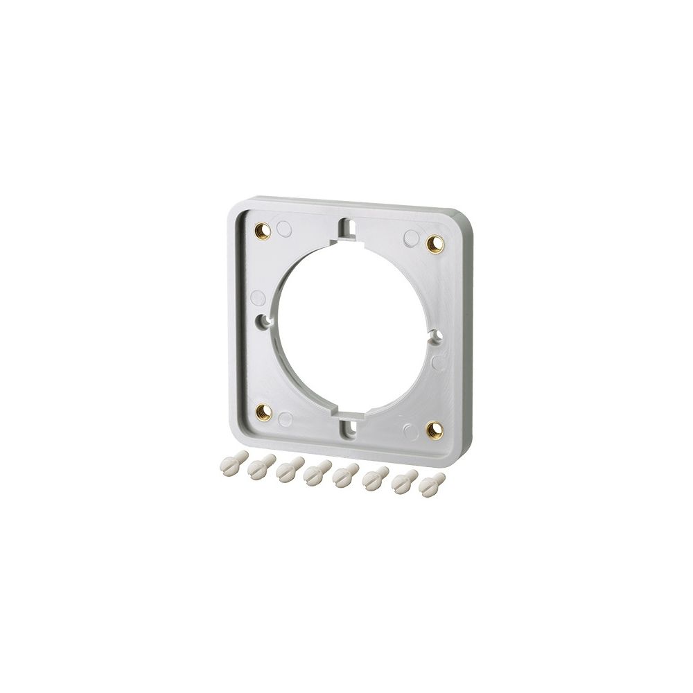 Mennekes Flansch f Anbausteckdosen 40102 Zwischenflansch für Tehalit-Kanäle... MENNEKES-40102 4015394047308 (Abb. 2)