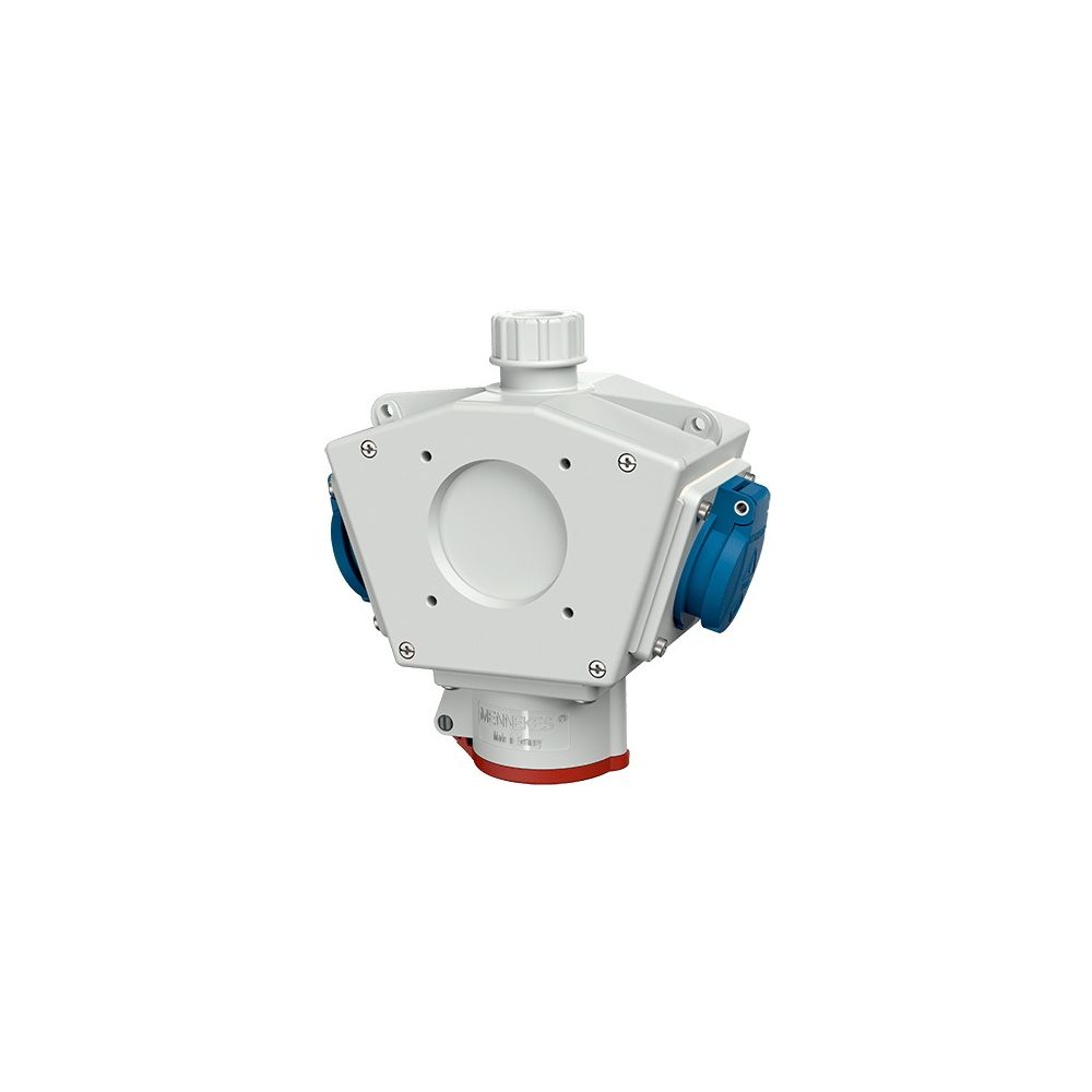 Mennekes STANDARD DELTA-Box 92915 1xCEE-Steckdose 16A5P, 2xSchuko 16A... MENNEKES-92915 4015394088592 (Abb. 1)