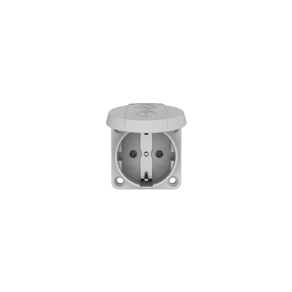 Mennekes 16A2P+E 230V 11030 SCHUKO-Anbau-Steckdose grau... MENNEKES-11030 4015394184614 (Abb. 2)