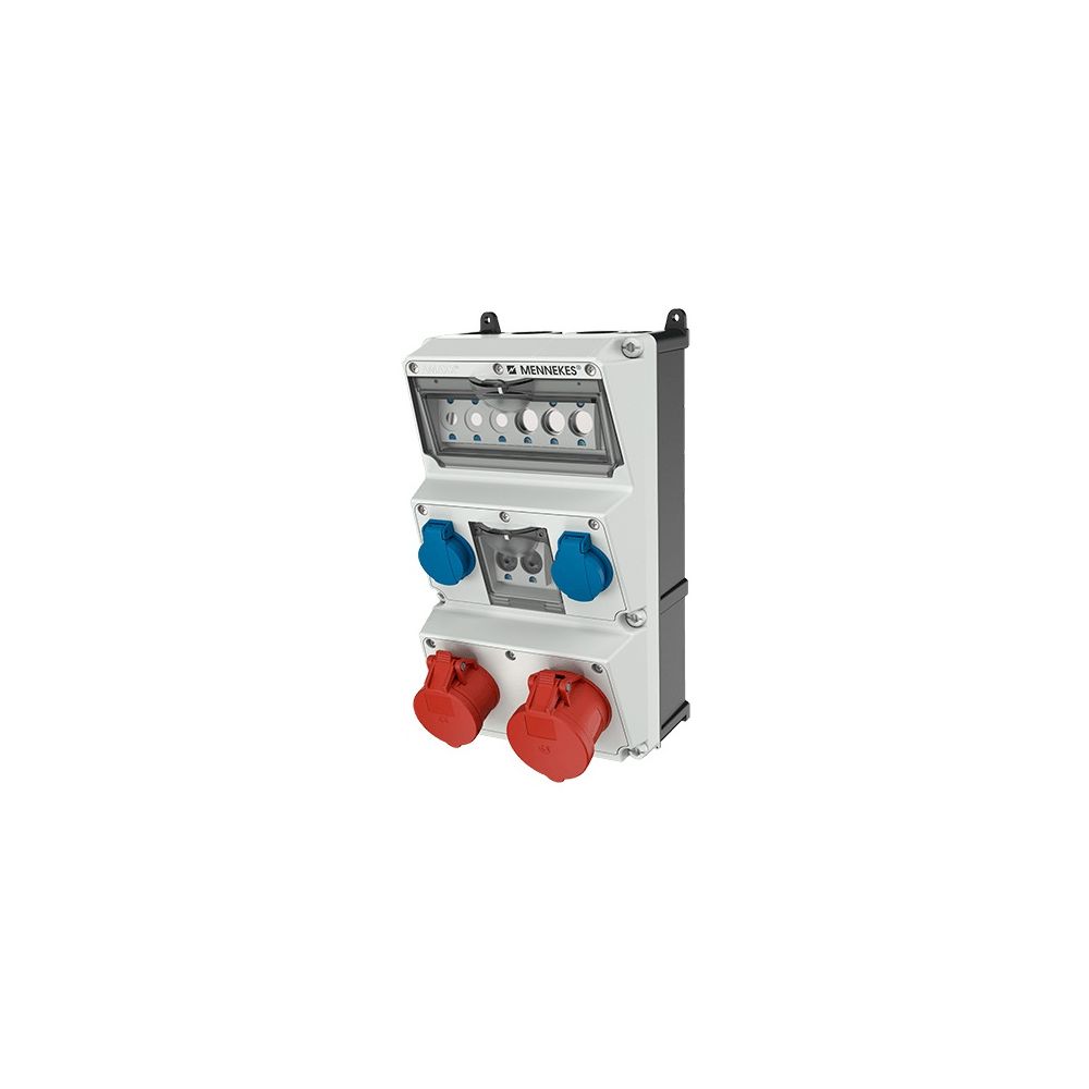 Mennekes Steckdosen-Kombination 930009 AMAXX 2xCEE16A/32A 5P 2xSchuko... MENNEKES-930009 4015394223375 (Abb. 2)