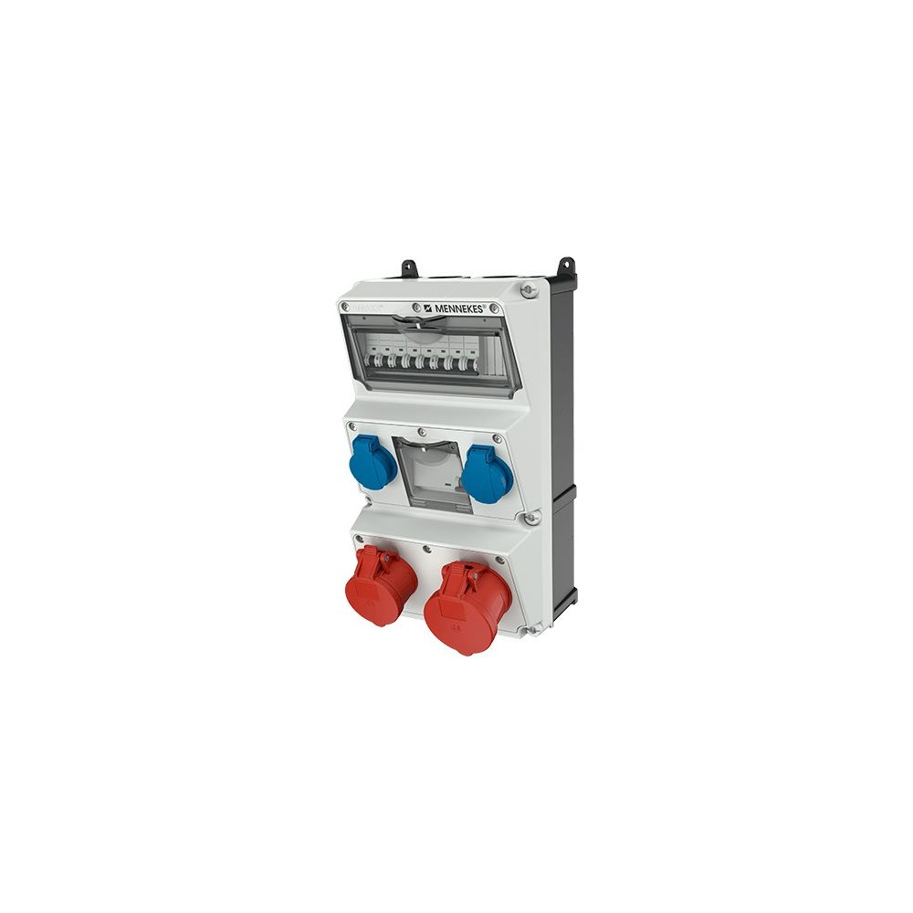 Mennekes Steckdosen-Kombination 930013 AMAXX 2CEE 32A/16A 5P 2xSchuko... MENNEKES-930013 4015394223412 (Abb. 1)