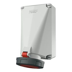 Mennekes 125A5P 6H400V Wanddose IP67 143 **... MENNEKES-143 4015394000730 (Abb. 1)