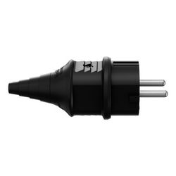 Mennekes 16A2P+E 230V 10754 SCHUKO-Stecker schwarz IP44... MENNEKES-10754 4015394034858 (Abb. 1)
