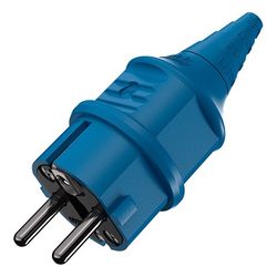Mennekes 16A2P+E 230V 10838 SCHUKO-STECKER BLAU... MENNEKES-10838 4015394035596 (Abb. 1)