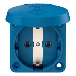 Mennekes 16A2P+E 230V SCHUKO 11031 Anbau-Steckdose blau... MENNEKES-11031 4015394184621 (Abb. 1)