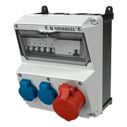 Mennekes Steckdosen-Kombination 920009 AMAXX 1xCEE 2xSchuko 1FI 1LS 2LS... MENNEKES-920009 4015394223078 (Abb. 1)