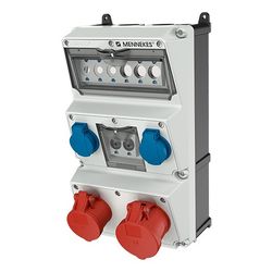 Mennekes Steckdosen-Kombination 930009 AMAXX 2xCEE16A/32A 5P 2xSchuko... MENNEKES-930009 4015394223375 (Abb. 1)