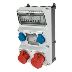 Mennekes Steckdosen-Kombination 930013 AMAXX 2CEE 32A/16A 5P 2xSchuko... MENNEKES-930013 4015394223412 (Abb. 1)