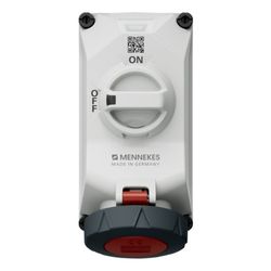 Mennekes Wandsteckdose DUOi R 5714403G 32A4P3h 440V IP69... MENNEKES-5714403G 4015394304548 (Abb. 1)