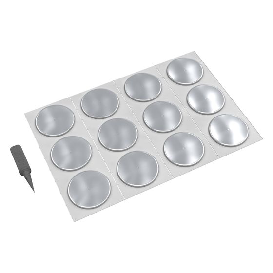 Mepa Aquaproof Bohrloch-Dichtset, für Bohrlöcher 8/10mm, Abdichtung aus Butyl mit Schutzfolie, selbstklebend