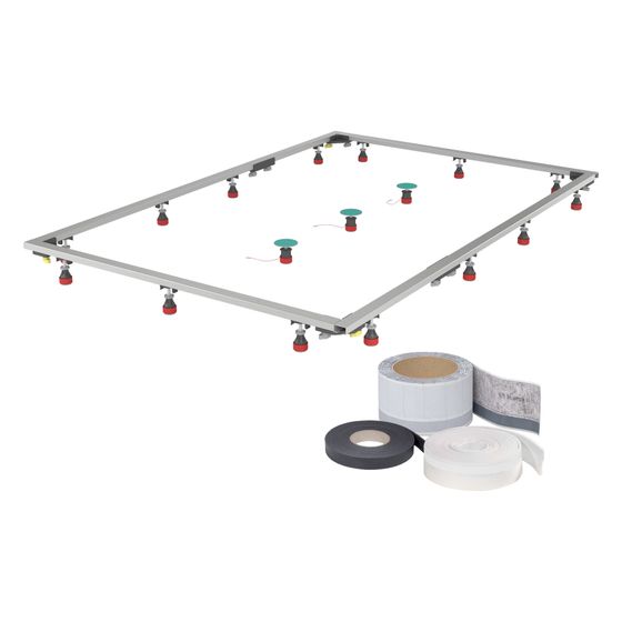 Mepa Duschwannenset Mineralgussrahmen XL 3Splus