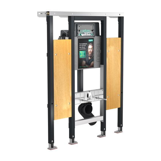 Mepa nextVIT WC-Element UP-Spülkasten Sanicontrol A31, barrierefrei, für Stützklappgriff, Systembauhöhe 1200mm