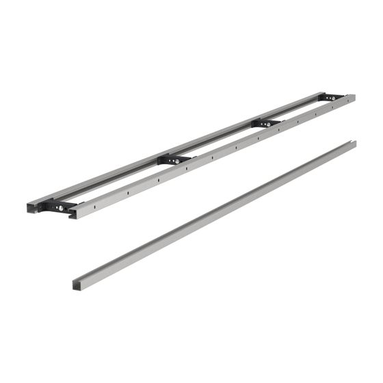 Mepa nextVIT C-Schiene Set S 300 Länge 3000mm, Bautiefe stufenlos verstellbar 110-280mm