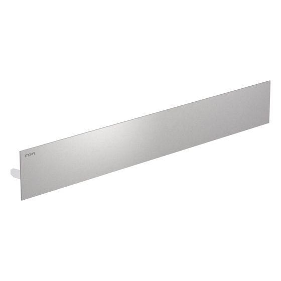 Mepa TersoWall Plan/Fliese mit Top5 Abdeckblende Plan, Länge 800mm, Edelstahl, 592042