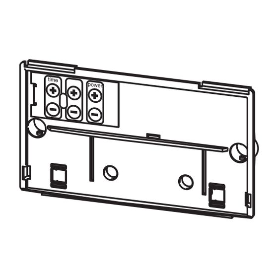 Mepa Sanicontrol Revisionsschutzplatte für WC-Spülautomatic 1061, barrierefrei, E-Taster, 718033
