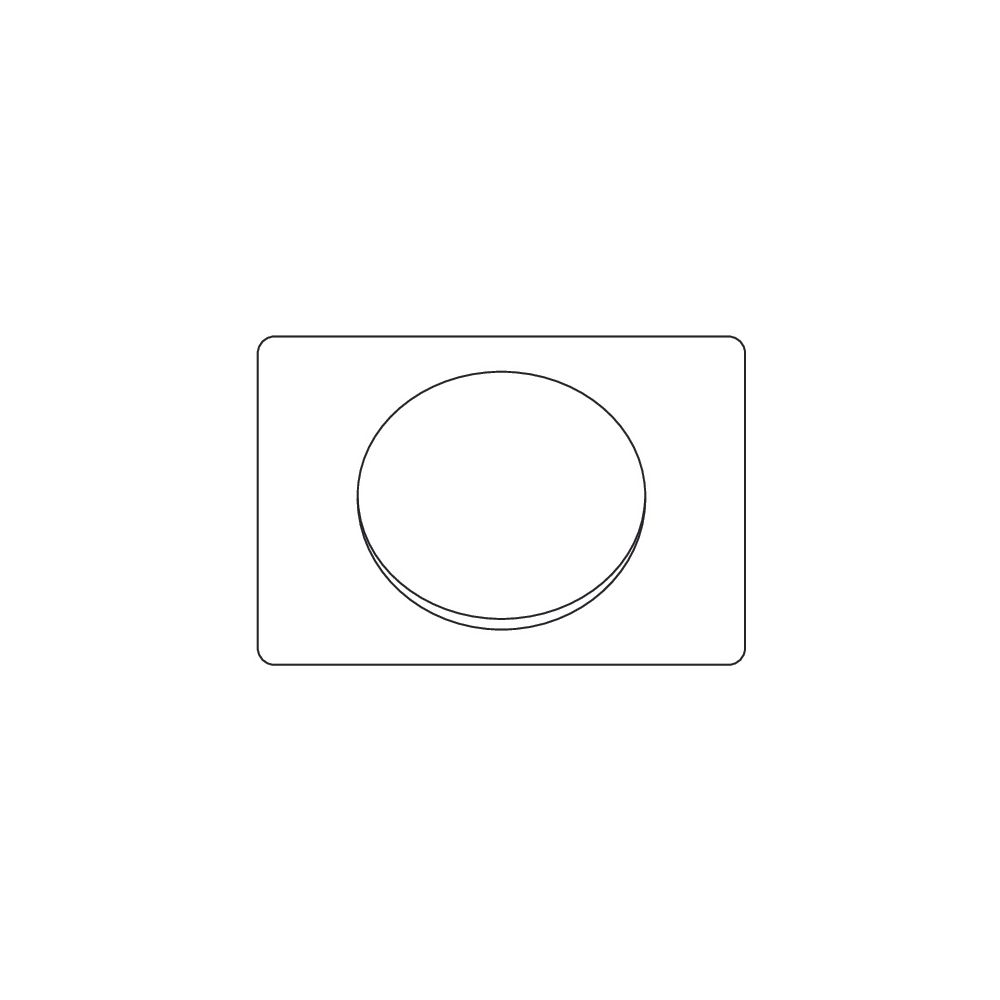 Mepa Ellipse für A21 Betätigungsplatte Start/Stopp, Weiß... MEPA-420701 4027952008898 (Abb. 2)