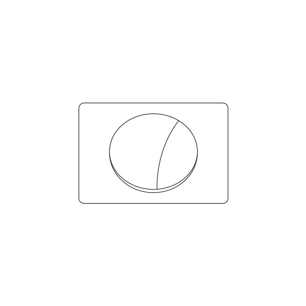 Mepa Ellipse für A21 Betätigungsplatte 2-Mengen, mattchrom... MEPA-420755 4027952009161 (Abb. 2)