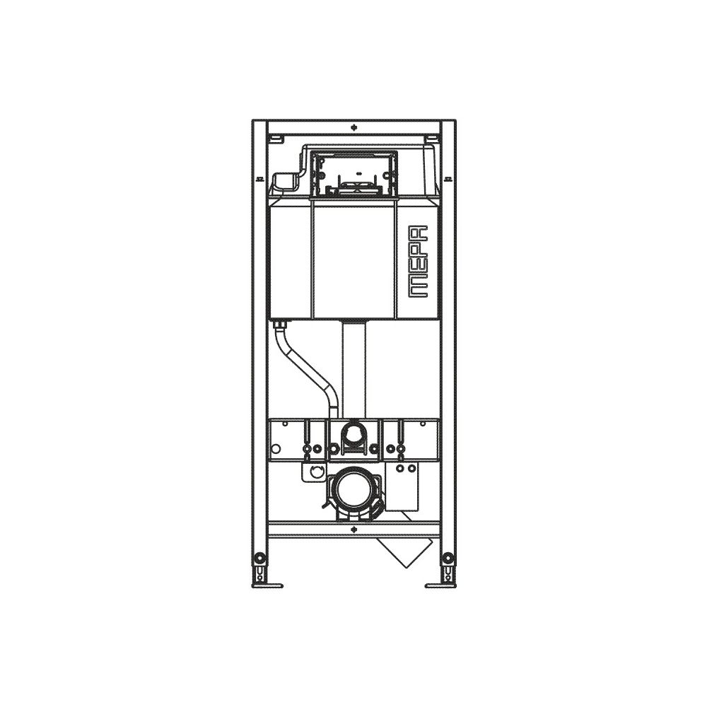Mepa nextVIT WC-Element UP-Spülkasten Sanicontrol A31, Anschluss Dusche oder WC, Systembau... MEPA-514814 4027952028414 (Abb. 2)